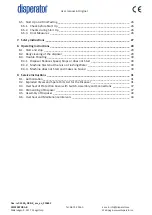 Preview for 6 page of disperator 500A-DRR-K EXCELLENT Series User Manual