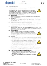 Preview for 25 page of disperator 500A-DRR-K EXCELLENT Series User Manual