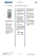 Preview for 29 page of disperator 500A-DRR-K EXCELLENT Series User Manual