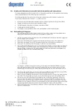 Preview for 37 page of disperator 500A-DRR-K EXCELLENT Series User Manual