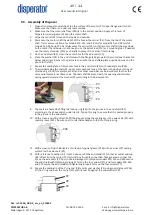 Preview for 40 page of disperator 500A-DRR-K EXCELLENT Series User Manual