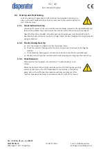 Предварительный просмотр 22 страницы disperator 500A-HK User Manual