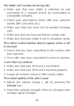 Preview for 66 page of DISPLAY GREATNESS TCL 10 MAX 4G Manual