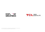 Предварительный просмотр 1 страницы DISPLAY GREATNESS TCL 20 A5G Series Manual