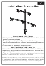 Preview for 1 page of Display Mount Pro Curve-F Installation Instruction