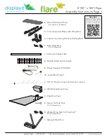 displayit 8' flare Assembly Instructions Manual preview