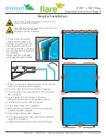 Preview for 5 page of displayit 8' flare Assembly Instructions Manual