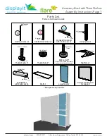 Preview for 1 page of displayit flare Assembly Instructions