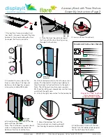 Preview for 2 page of displayit flare Assembly Instructions