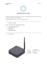 Предварительный просмотр 1 страницы DISPLAYLITE P1 touch2box with Android Quick Start Manual