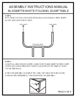 Preview for 9 page of Displays2go BLKDMPTB Assembly & Instruction Manual