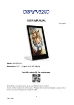 Displays2go DGCTATCH21 User Manual preview