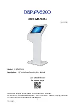 Предварительный просмотр 1 страницы Displays2go DGFSATCH15 User Manual