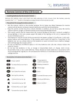 Preview for 8 page of Displays2go DGLCDPEDOK Operating Instructions Manual