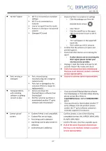 Preview for 27 page of Displays2go DGLCDPEDOK Operating Instructions Manual