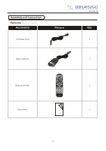 Предварительный просмотр 7 страницы Displays2go DGODPSGN43 Operating Instructions Manual