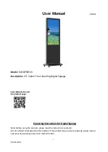 Предварительный просмотр 1 страницы Displays2go DGSNFSNT43 User Manual