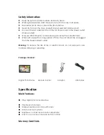 Preview for 2 page of Displays2go DPFLSBK121 User Manual