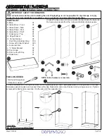 Предварительный просмотр 1 страницы Displays2go Glass Display Case IFDC8040 Assembly Instructions