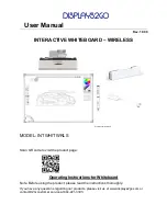 Preview for 1 page of Displays2go INTWHITWRLS User Manual