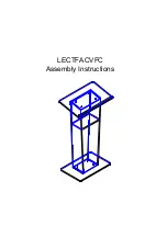 Preview for 1 page of Displays2go LECTFACVFC Assembly Instructions