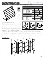 Displays2go RWDRYERS5 Assembly Instructions предпросмотр