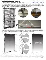 Предварительный просмотр 3 страницы Displays2go SEG LIGHTBOX Assembly Instructions