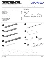 Displays2go SEG810WSGH Assembly Instructions предпросмотр