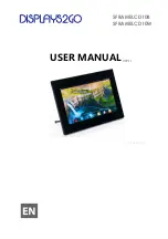 Preview for 1 page of Displays2go SFRAMELCD10B User Manual