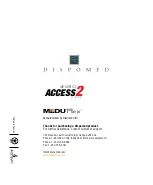 Preview for 24 page of dispomed Moduflex Access 2 Manual