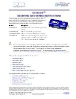 Предварительный просмотр 1 страницы Distech Controls EC-BOS-6AX Mounting And Wiring Instructions