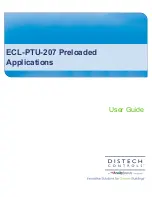 Distech Controls ECL-PTU-207 User Manual предпросмотр