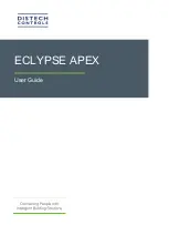 Предварительный просмотр 1 страницы Distech Controls ECLYPSE APEX User Manual