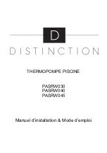 Preview for 1 page of Distinction PASRW030 Installation Instructions Manual