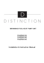 Preview for 29 page of Distinction PASRW030 Installation Instructions Manual