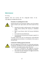 Предварительный просмотр 17 страницы DITABIS HLC MHL 23 Operating Manual