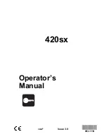 Ditch Witch 420sx Operator'S Manual preview