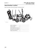 Preview for 3 page of Ditch Witch 420sx Operator'S Manual