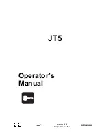 Ditch Witch JT5 Operator'S Manual preview