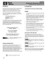 Preview for 1 page of Ditch Witch SK5TR Operator'S Manual