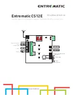 Предварительный просмотр 1 страницы Ditec Entrematic CS12E User & Installation Manual