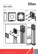 Preview for 1 page of DITEC AXP2 Installation Manual