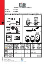 DITEC BIX L Series Use Instruction preview