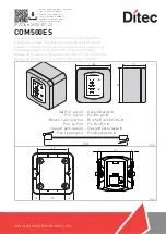 Preview for 1 page of DITEC COM500ES Installation Manual