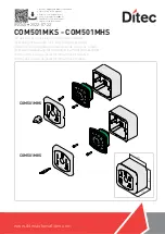 Preview for 1 page of DITEC COM501MKS Operating Instructions Manual