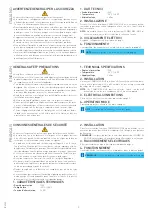 Preview for 3 page of DITEC COM501MKS Operating Instructions Manual