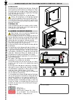 Предварительный просмотр 23 страницы DITEC CROSS30 Installation And Maintenance Manual