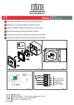 DITEC Entrematic PID24 Installation Manual preview