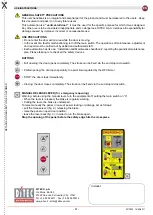 Preview for 41 page of DITEC entrematic TRAFFIC C Installation Manual, Maintenance, Use