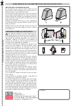 Предварительный просмотр 17 страницы DITEC FACIL Installation And Maintenance Manual